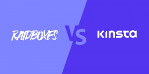 Beitragsbild des Blogbeitrags Raidboxes vs Kinsta – Vorteile & Nachteile der WordPress Hoster 
