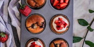 Beitragsbild des Blogbeitrags VEGANER BASISTEIG FÜR MUFFINS & CO 