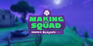 Beitragsbild des Blogbeitrags Fortnite: G2 Esports und paysafecard präsentieren „Making The Squad”