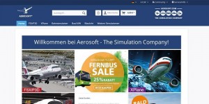 Beitragsbild des Blogbeitrags Aerosoft präsentiert umfangreiches Produktportfolio für 2019