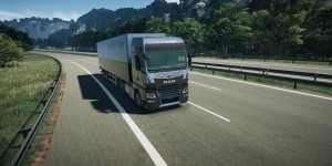 Beitragsbild des Blogbeitrags On The Road: Der Truck Simulator ist ab sofort verfügbar