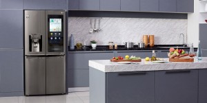 Beitragsbild des Blogbeitrags Neue InstaView Kühlschrank-Technologie von LG bietet auf der CES Einblicke in die Küche von morgen 
