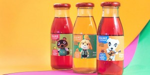 Beitragsbild des Blogbeitrags Animal Crossing: New Horizons – AQVAMI bringt drei erfrischende Fruchtgetränke auf den Markt 
