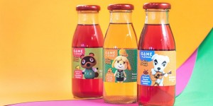 Beitragsbild des Blogbeitrags Animal Crossing: New Horizons – AQVAMI bringt drei erfrischende Fruchtgetränke auf den Markt