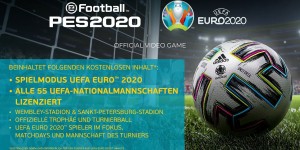 Beitragsbild des Blogbeitrags eFootball PES 2020: Konami verschiebt Update zur UEFA EURO 2020 