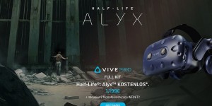 Beitragsbild des Blogbeitrags HTC Vive Pro Full Kit jetzt mit Half-Life: Alyx 