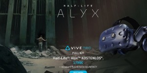 Beitragsbild des Blogbeitrags HTC Vive Pro Full Kit jetzt mit Half-Life: Alyx