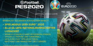Beitragsbild des Blogbeitrags eFootball PES 2020: Konami verkündet EURO 2020-Kampagne
