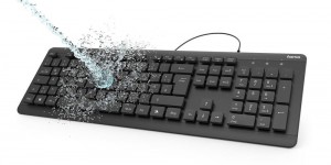 Beitragsbild des Blogbeitrags Wasserfeste Tastatur „KC-600“ von Hama