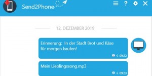 Beitragsbild des Blogbeitrags Datenaustausch zwischen PC und Handy: Einfacher gehts nicht!