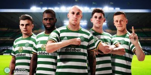 Beitragsbild des Blogbeitrags eFootball PES 2021: Celtic und Konami erneuern Langzeit-Partnerschaft 
