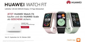 Beitragsbild des Blogbeitrags Huawei Watch Fit: sportlich in die kalte Jahreszeit