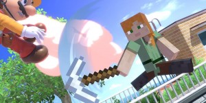Beitragsbild des Blogbeitrags Super Smash Bros. Ultimate: Steve und Alex aus Minecraft kämpfen mit