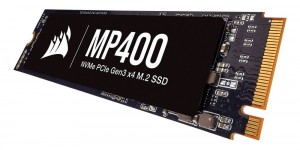 Beitragsbild des Blogbeitrags Corsair: führt die MP400, eine neue M.2 NVMe-SSD mit High-Density 3D QLC NAND ein