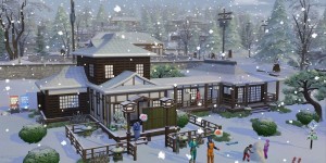 Beitragsbild des Blogbeitrags Die Sims 4: ab ins Schneeparadies erscheint im November 
