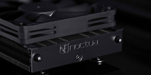 Beitragsbild des Blogbeitrags Noctua erweitert chromax.black Serie um neue CPU-Kühler