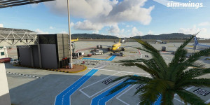 Beitragsbild des Blogbeitrags Microsoft Flight Simulator: sim-wings Flughafen von Ibiza (LEIB, IBZ) ab sofort verfügbar