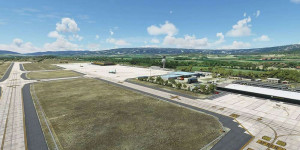 Beitragsbild des Blogbeitrags Microsoft Flight Simulator: DLC Aerosoft Airport Vitoria-Foronda ist ab sofort verfügbar 
