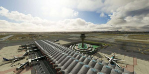 Beitragsbild des Blogbeitrags Microsoft Flight Simulator: LatinVFR veröffentlicht Flughafen Madrid-Barajas (LEMD) 