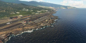 Beitragsbild des Blogbeitrags Microsoft Flight Simulator: Sim-Wings La Palma ab sofort verfügbar