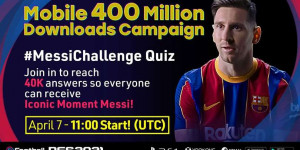 Beitragsbild des Blogbeitrags eFootball PES 2021 Mobile: erreicht 400 Millionen Downloads 