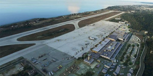 Beitragsbild des Blogbeitrags Microsoft Flight Simulator: FSDG veröffentlicht den Flughafen Rhodos (LGRP) 