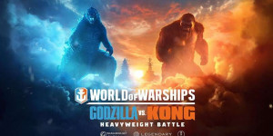 Beitragsbild des Blogbeitrags World of Warships: Godzilla vs. Kong Legenden treffen aufeinander 