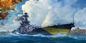 Beitragsbild des Blogbeitrags World of Warships: deutsche Schlachtschiffe fahren in den Early Access