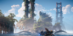 Beitragsbild des Blogbeitrags Horizon Forbidden West: Story-Trailer präsentiert Aloys Reise in den Verbotenen Westen