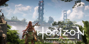 Beitragsbild des Blogbeitrags Horizon Forbidden West: kurze PS4 Gameplay Clip zeigt den Kampf gegen Tremortusk