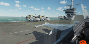 Beitragsbild des Blogbeitrags DCS World: spektakulärer Trailer zeigt Supercarrier-Update