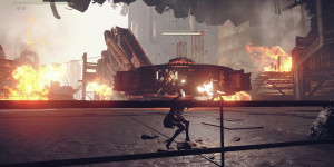 Beitragsbild des Blogbeitrags NieR: Automata – Der Trailer zur End of YoRHa Edition zeigt die Ruinen der Stadt 