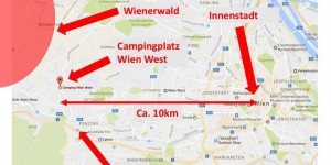 Beitragsbild des Blogbeitrags Campingplatz in Wien: Wien-West