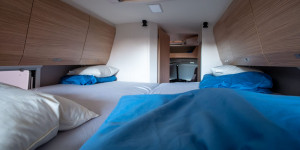 Beitragsbild des Blogbeitrags Das Wohnmobil-Bett 