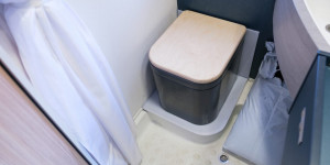 Beitragsbild des Blogbeitrags Die Trelino Trenntoilette bei uns im Test