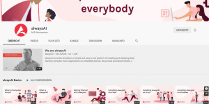 Beitragsbild des Blogbeitrags alwaysAI auf YouTube