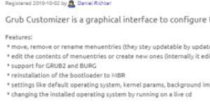 Beitragsbild des Blogbeitrags Grub Customizer