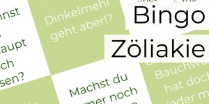 Beitragsbild des Blogbeitrags Tadaa… Das Bullshit Bingo Zöliakie. 