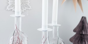 Beitragsbild des Blogbeitrags DIY Winterdeko: Befüllte Glasvasen als Kerzenhalter + Gewinner