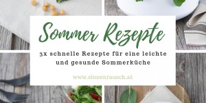 Beitragsbild des Blogbeitrags Darf’s ein bisschen grüner sein? 3 x schnelle Rezepte für eine leichte und gesunde Sommerküche