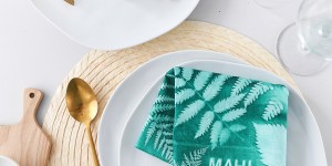 Beitragsbild des Blogbeitrags DIY-Anleitung: Sonnendruck – Mit Sonnenlicht und Textilfarbe Pflanzenmotive auf Stoff drucken