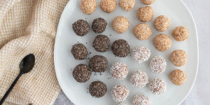 Beitragsbild des Blogbeitrags Gesunder Snack: Mein Lieblingsrezept für einfache Energy Balls ohne Zucker