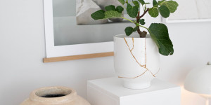 Beitragsbild des Blogbeitrags Die Schönheit im Makel: Blumentopf  reparieren auf japanisch – inspiriert von der Kintsugi-Methode 