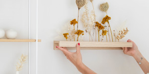 Beitragsbild des Blogbeitrags Flower Power für die Wand: DIY Flowergram in nur 3 Schritten