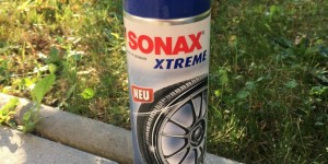 Beitragsbild des Blogbeitrags Sonax Reifenglanzspray im Test