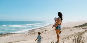 Beitragsbild des Blogbeitrags Südafrika mit Kindern: Tipps & Reiseroute mit Baby und Kleinkind