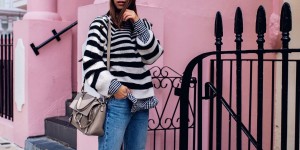 Beitragsbild des Blogbeitrags Meine ersten zwei Wochen in London + herbstliches Outfit mit Streifenpullover, Levi’s Jeans & Gucci Pricetwon Slippern 