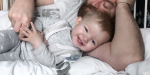 Beitragsbild des Blogbeitrags Papa in Karenz