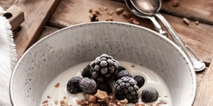 Beitragsbild des Blogbeitrags Granola mit Walnüssen, Sonnenblumenkernen und Rosinen