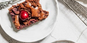 Beitragsbild des Blogbeitrags Kirschkuchen mit Schokolade